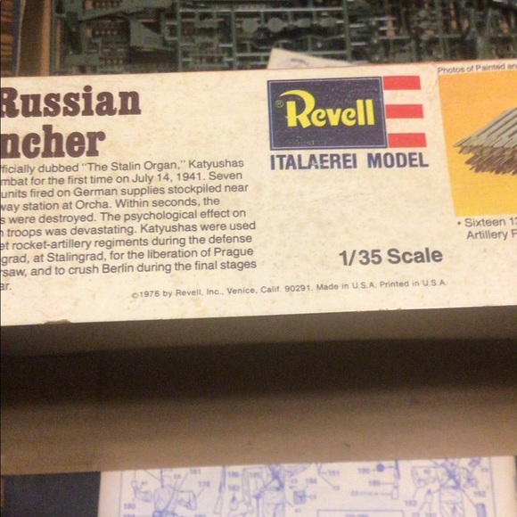 1976 NIB Revell Russian Rocket Launcher Model toy - Picture 6 of 6